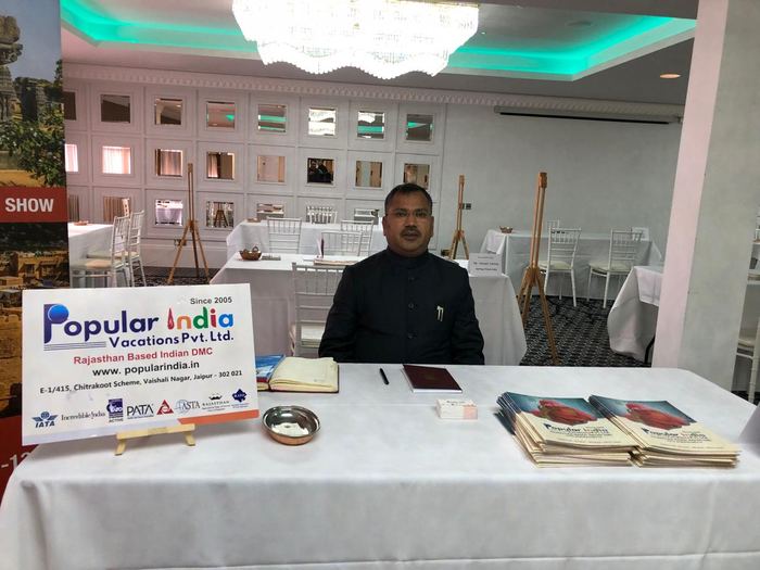 India Karni at an international tourism fair