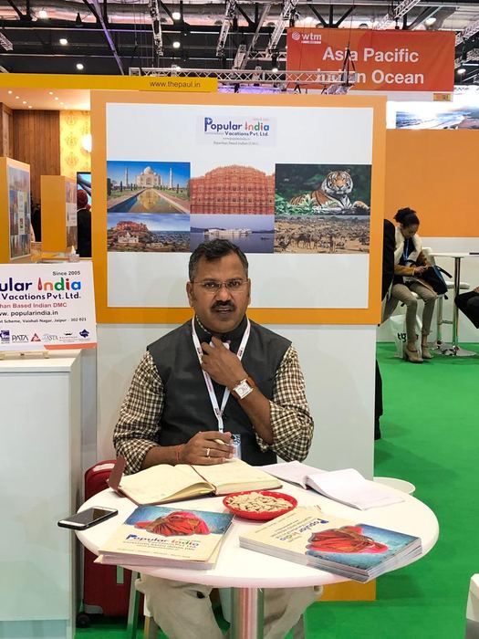 India Karni at an international tourism fair