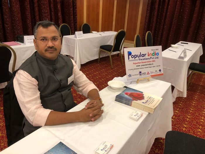 India Karni at an international tourism fair