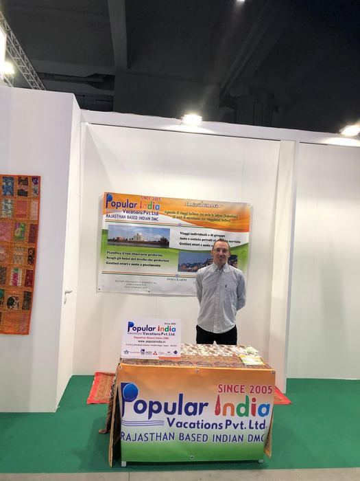 India Karni at an international tourism fair