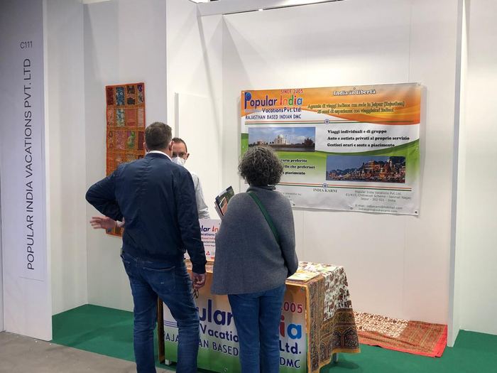 India Karni at an international tourism fair