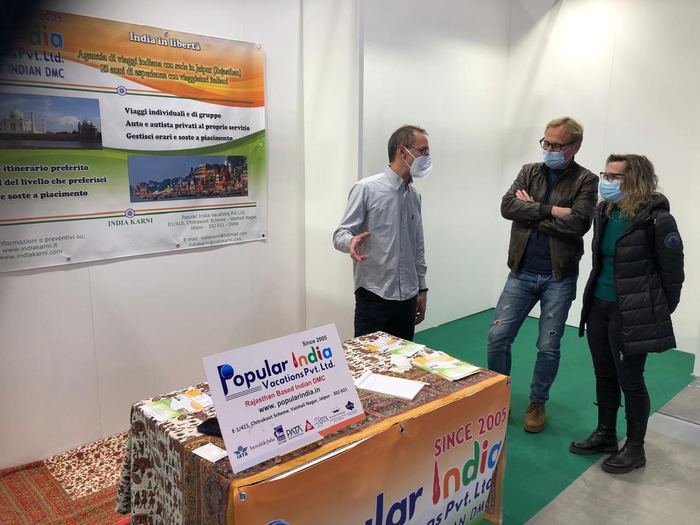 India Karni at an international tourism fair