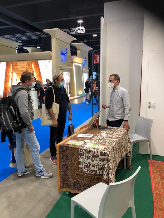 India Karni at an international tourism fair