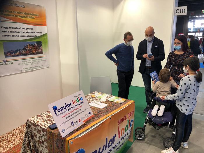 India Karni at an international tourism fair