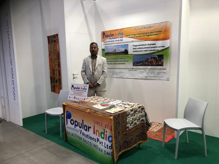 India Karni at an international tourism fair