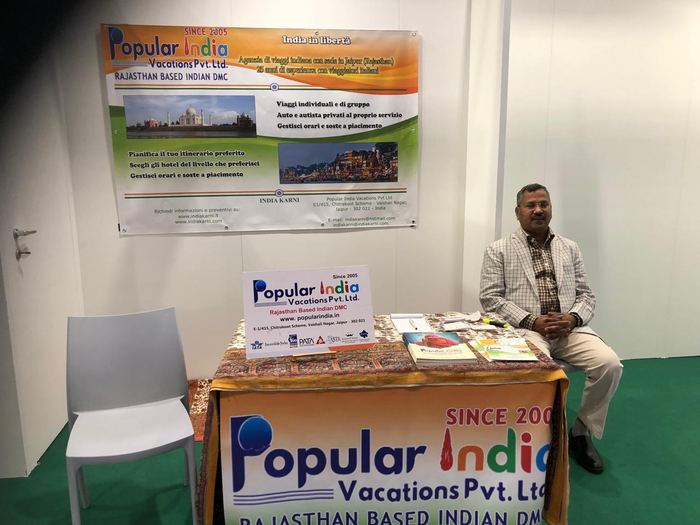 India Karni at an international tourism fair