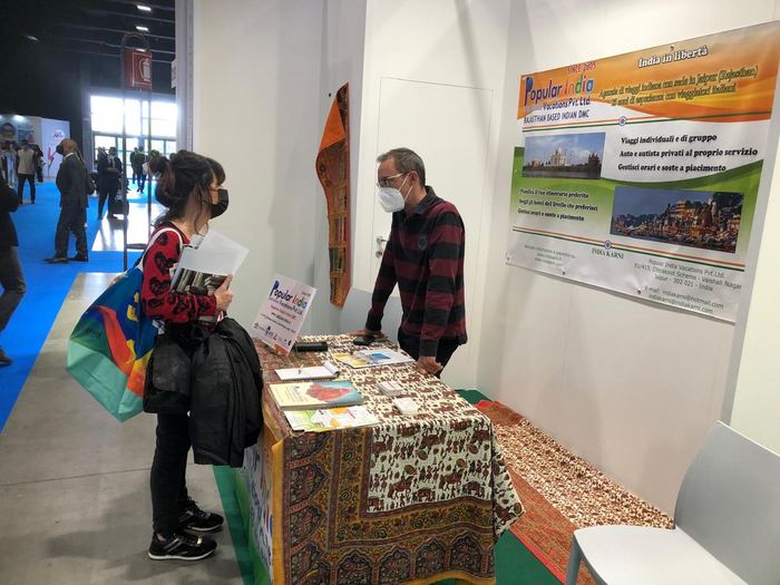 India Karni at an international tourism fair