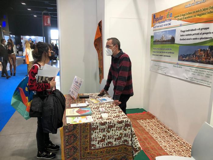 India Karni at an international tourism fair