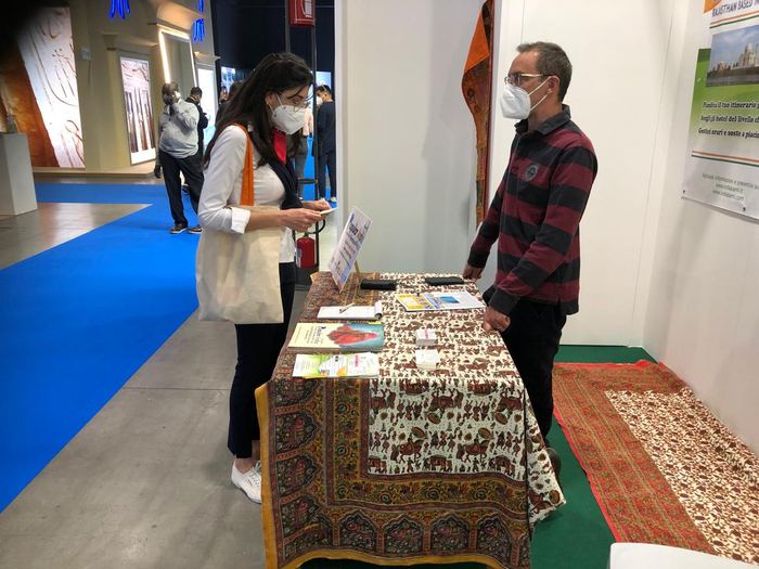 India Karni at an international tourism fair