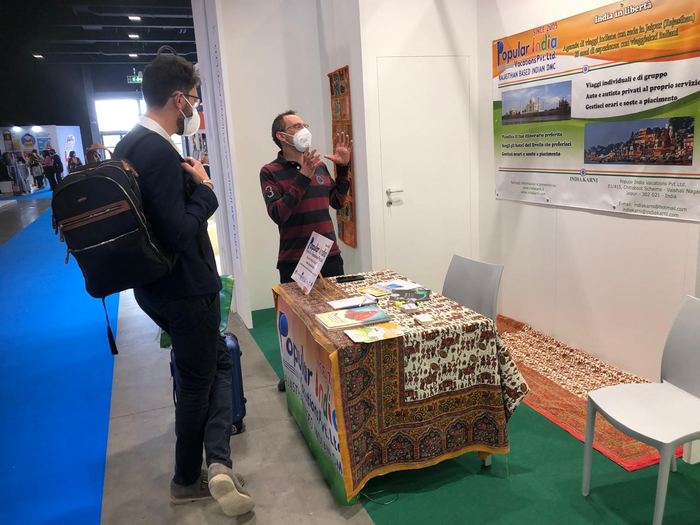 India Karni at an international tourism fair