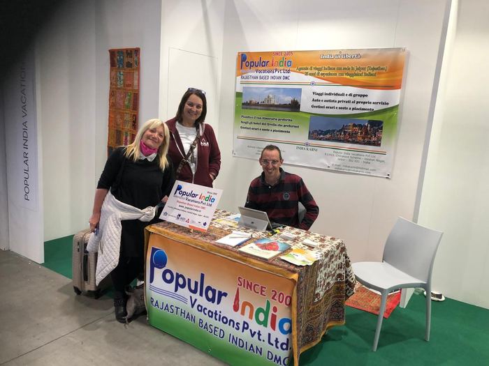 India Karni at an international tourism fair