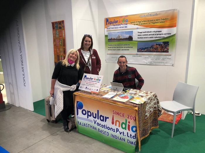 India Karni at an international tourism fair