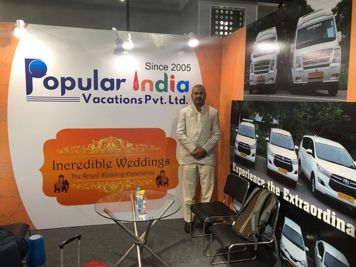 India Karni at an international tourism fair