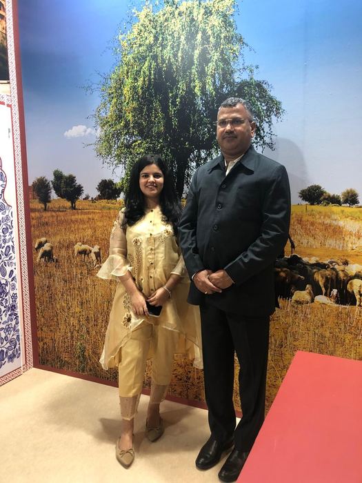India Karni at an international tourism fair