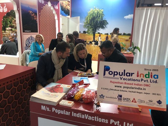 India Karni at an international tourism fair