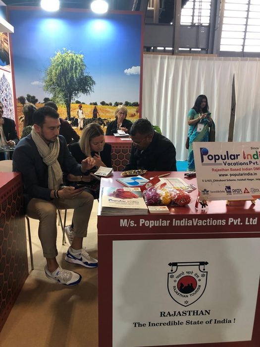 India Karni at an international tourism fair