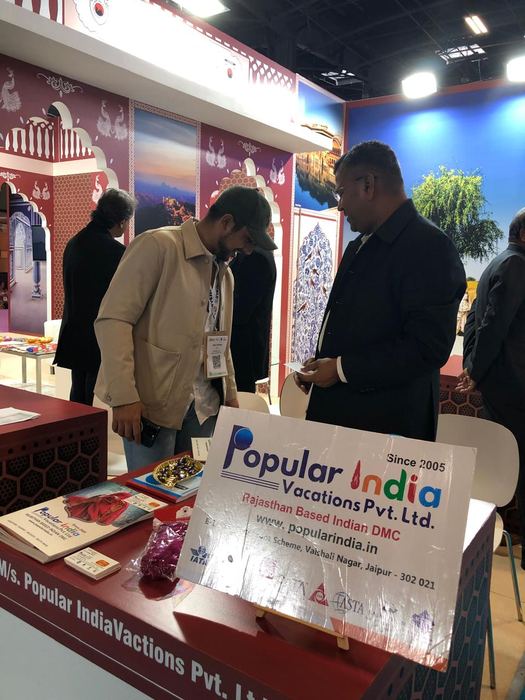 India Karni at an international tourism fair