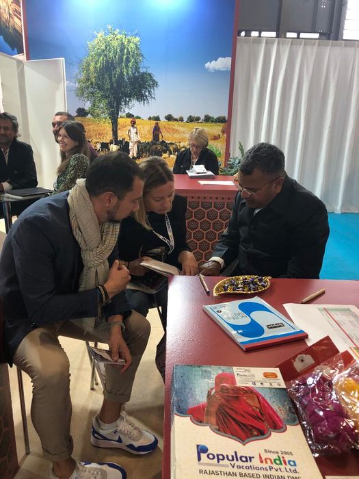India Karni at an international tourism fair