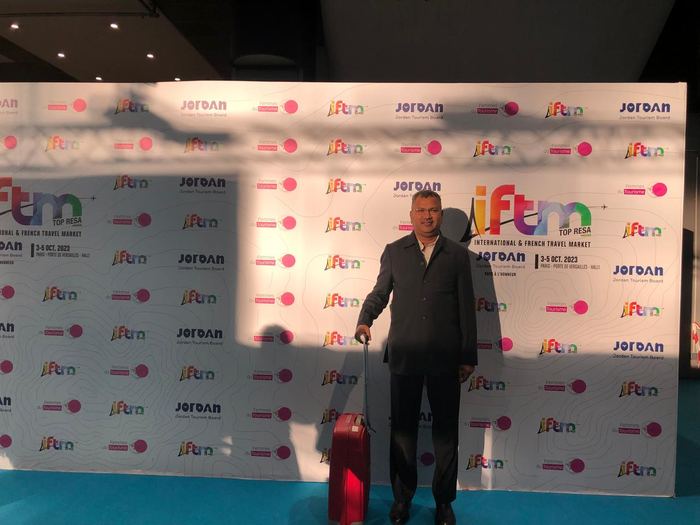 India Karni at an international tourism fair