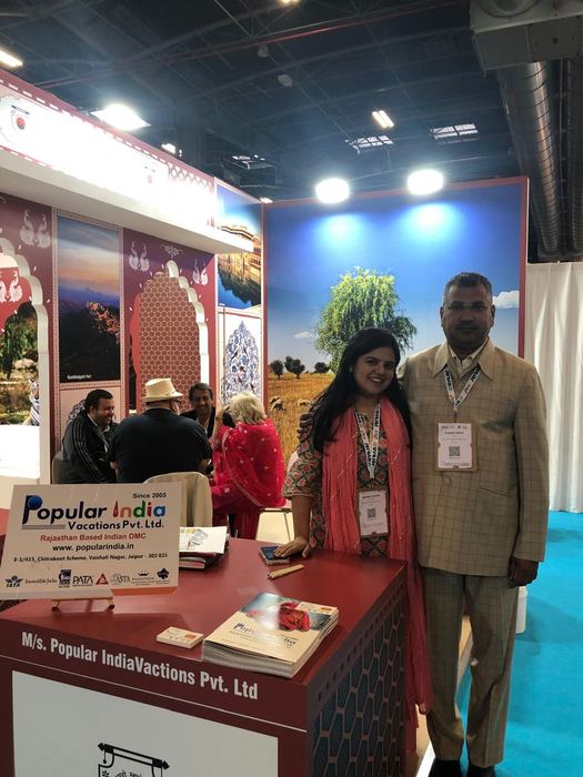 India Karni at an international tourism fair