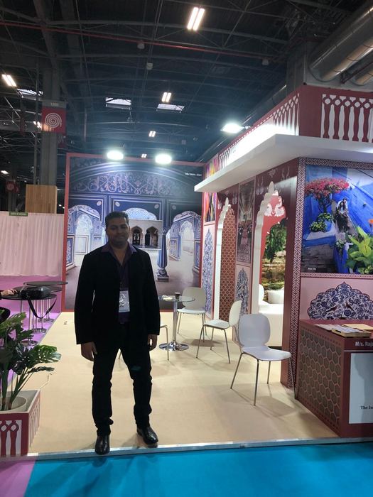India Karni at an international tourism fair