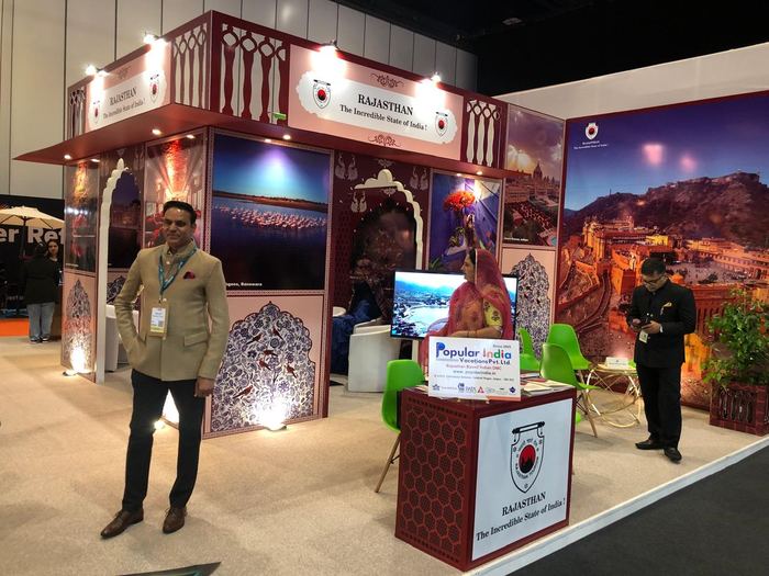 India Karni at an international tourism fair