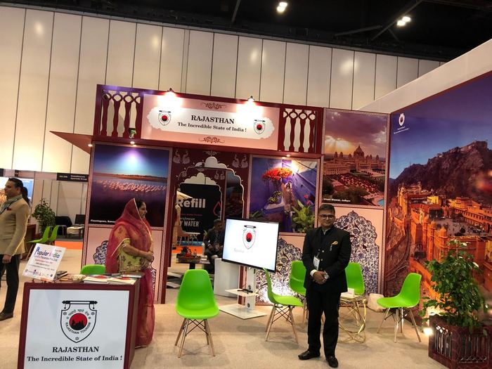India Karni at an international tourism fair