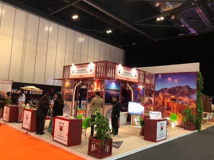 India Karni at an international tourism fair