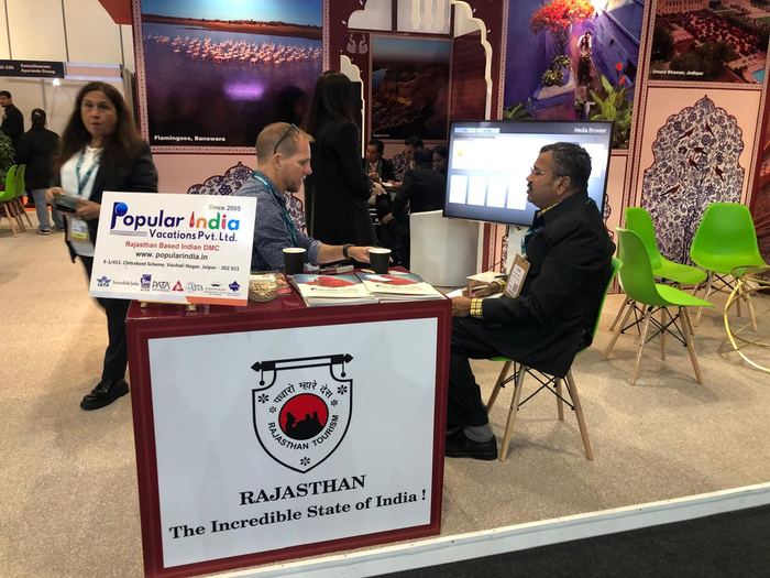 India Karni at an international tourism fair