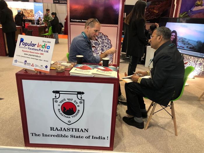 India Karni at an international tourism fair