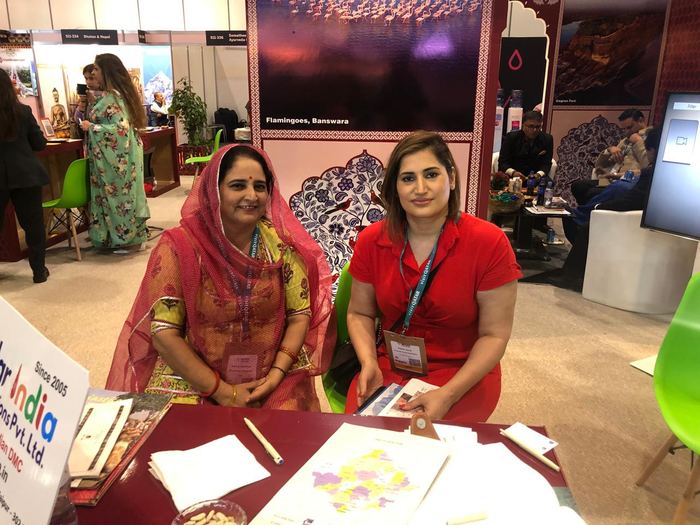 India Karni at an international tourism fair