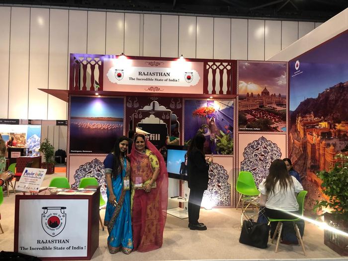 India Karni at an international tourism fair