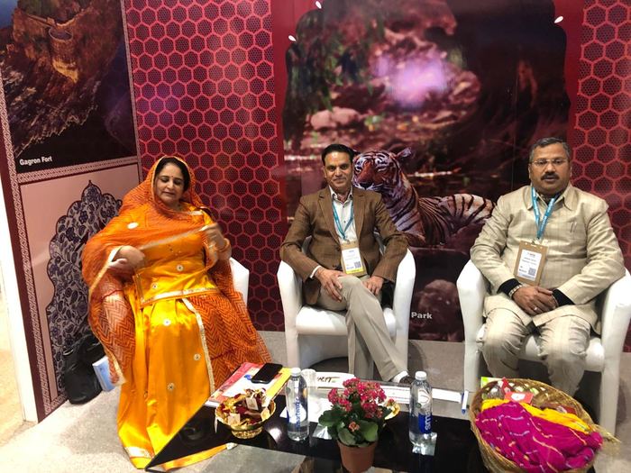 India Karni at an international tourism fair