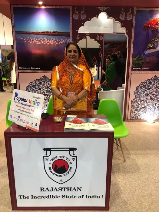 India Karni at an international tourism fair