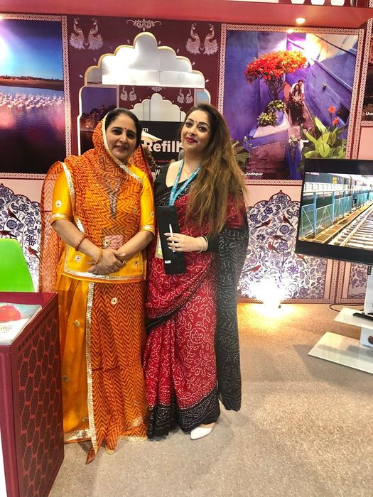 India Karni at an international tourism fair