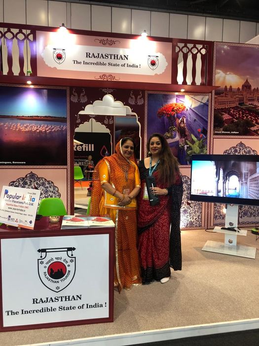 India Karni at an international tourism fair