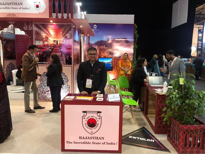 India Karni at an international tourism fair