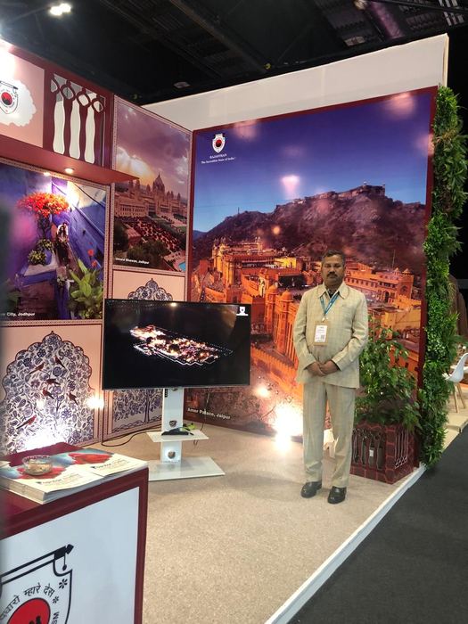 India Karni at an international tourism fair
