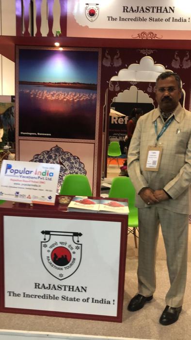 India Karni at an international tourism fair