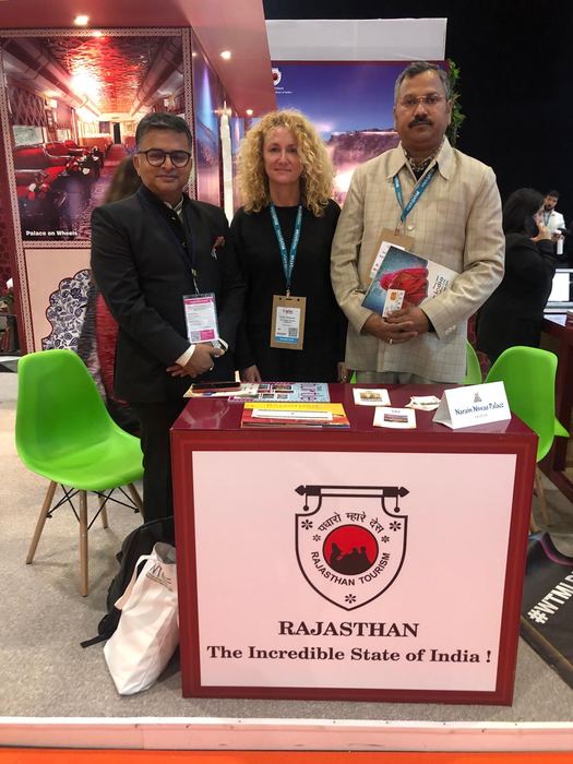 India Karni at an international tourism fair