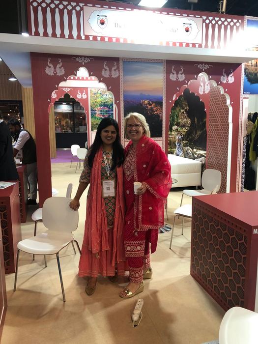 India Karni at an international tourism fair