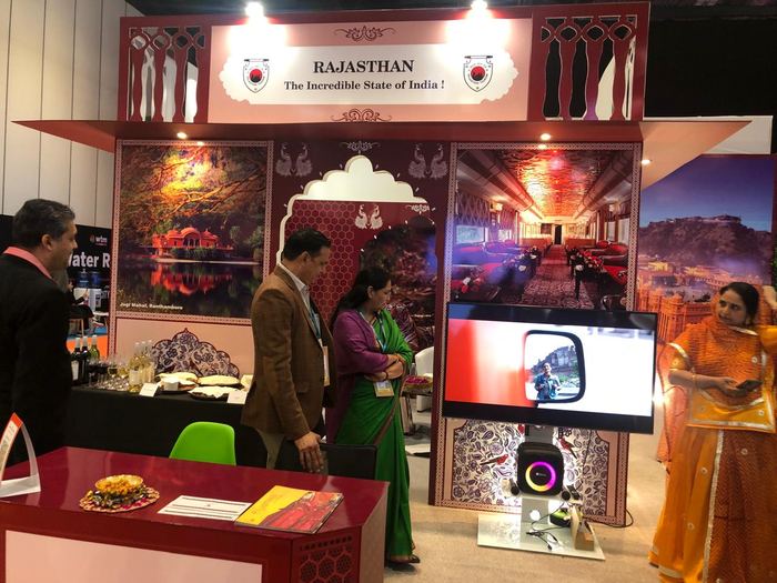 India Karni at an international tourism fair
