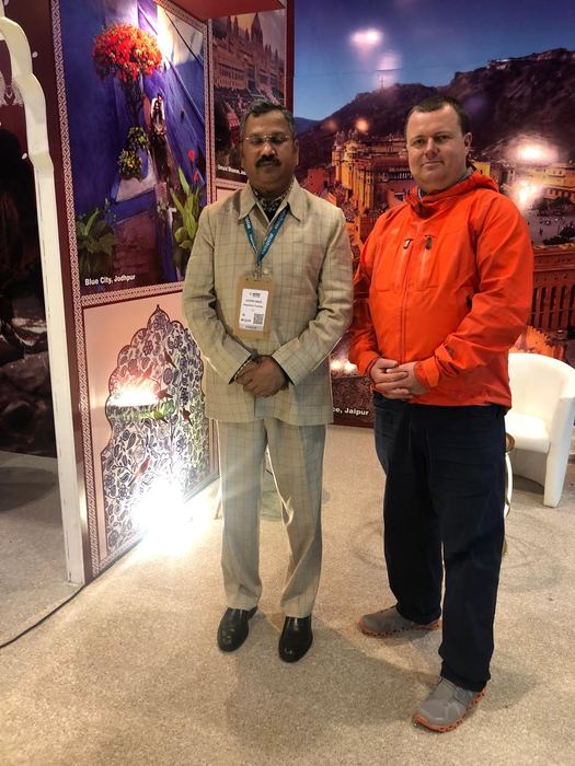 India Karni at an international tourism fair