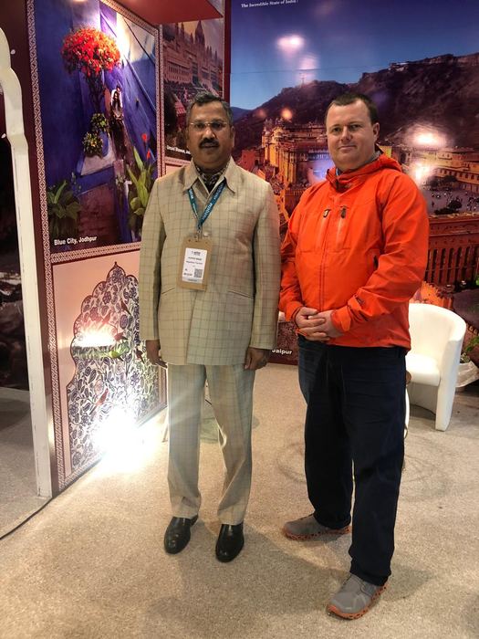 India Karni at an international tourism fair