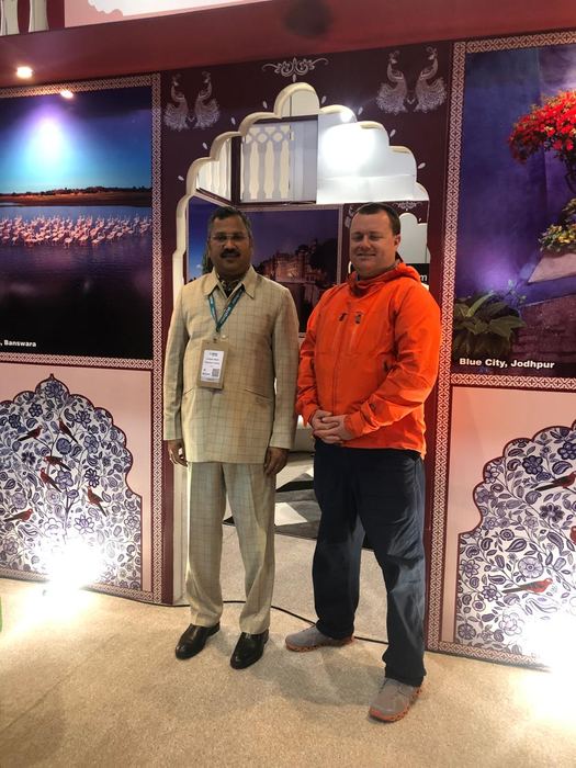 India Karni at an international tourism fair
