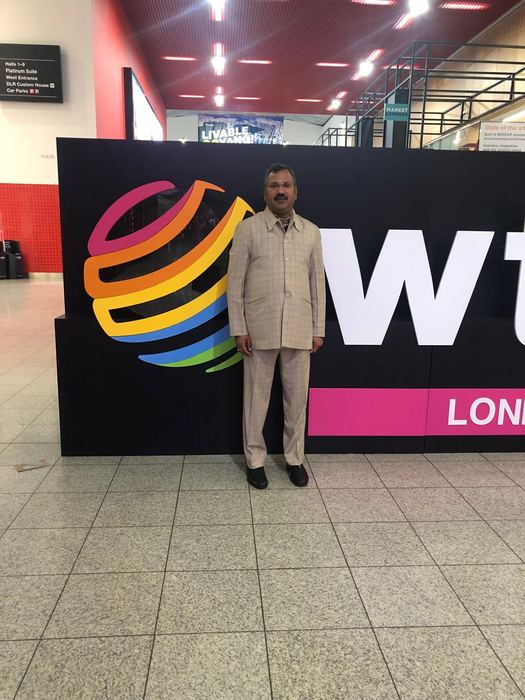 India Karni at an international tourism fair