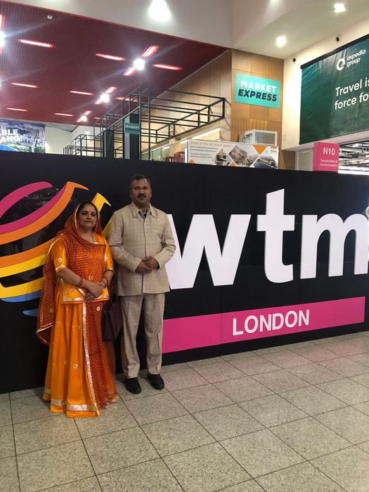 India Karni at an international tourism fair