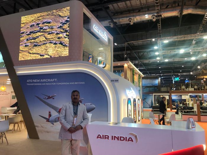 India Karni at an international tourism fair