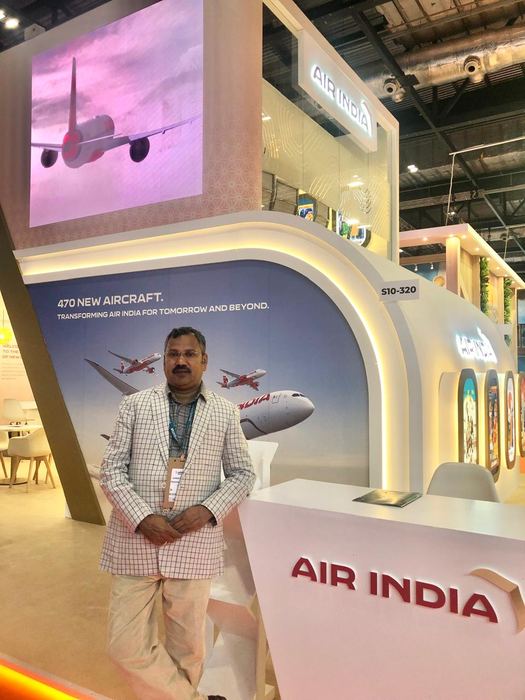 India Karni at an international tourism fair