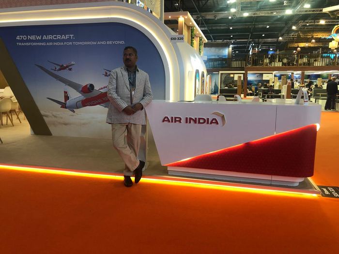 India Karni at an international tourism fair